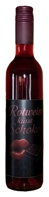 Rotwein küsst Schoko