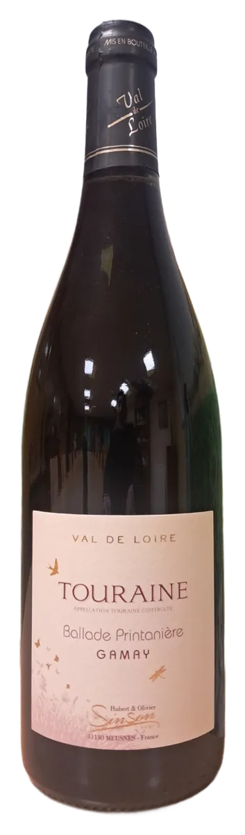 AOC Touraine Rouge Gamay " Ballade Printanière " 2022