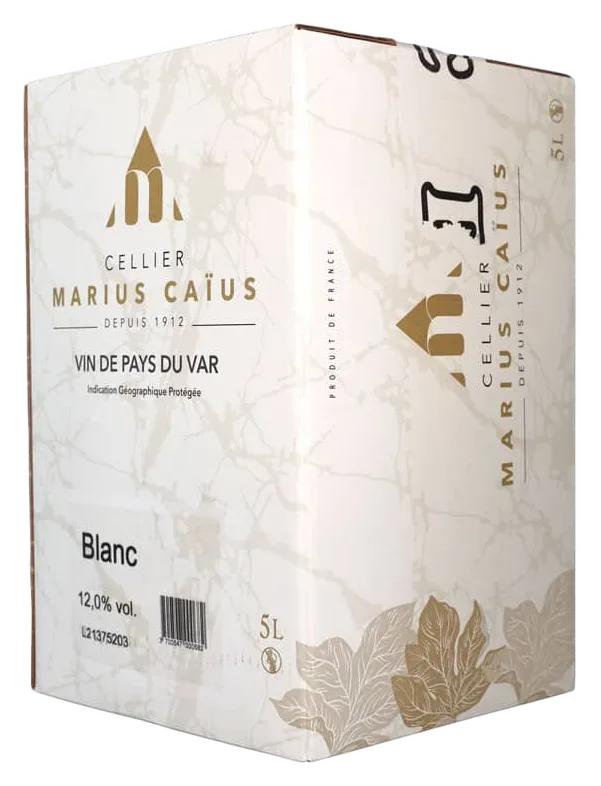 Cubi de Vin du Var Blanc IGP
