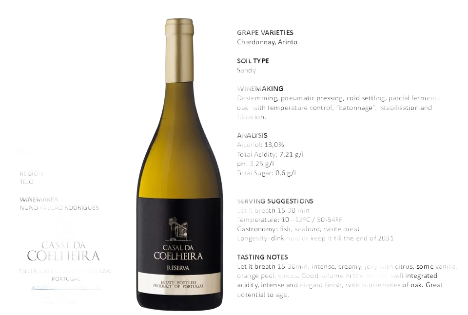 Casal da Coelheira Reserva Branco