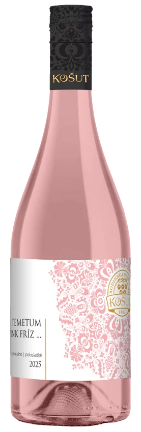 TEMETUM PINK FRÍZ … perlivé moravské zemské víno 2025 polosladké
