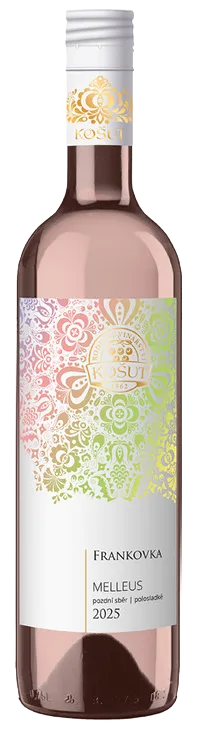 Frankovka Rosé MELLEUS - pozdní sběr 2025 polosladké