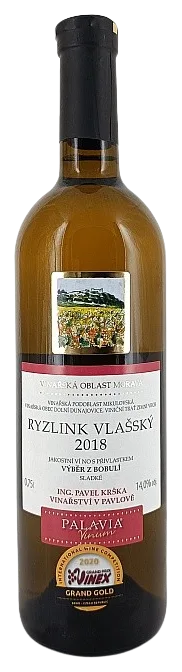 Ryzlink vlašský sladké