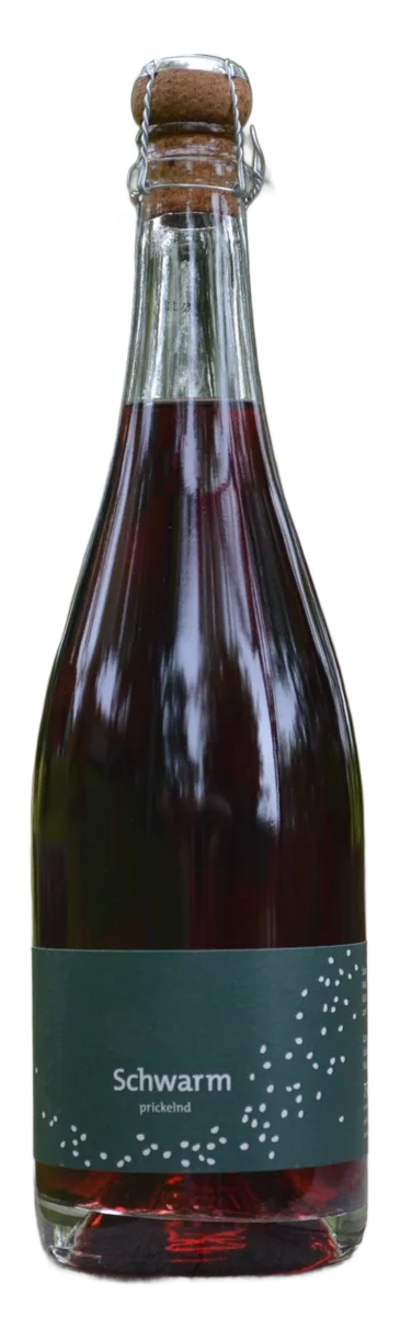 Schaumwein Schwarm rot