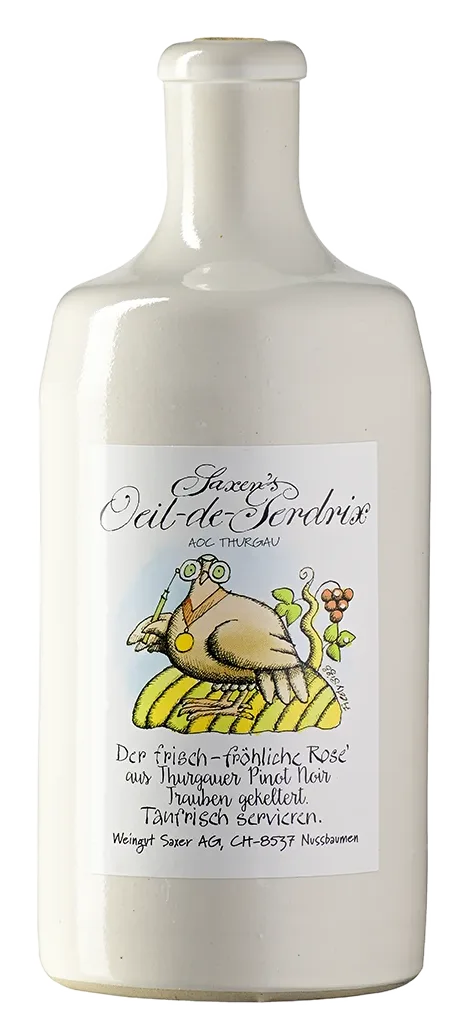 Saxer’s Oeil de Perdrix AOC Thurgau Steinkrug