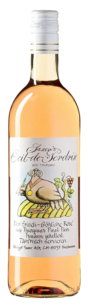 Saxer’s Oeil de Perdrix AOC Thurgau