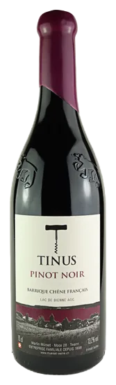 Le Pinot Noir – élevé en fût de chêne – Twann – Lac de Bienne AOC