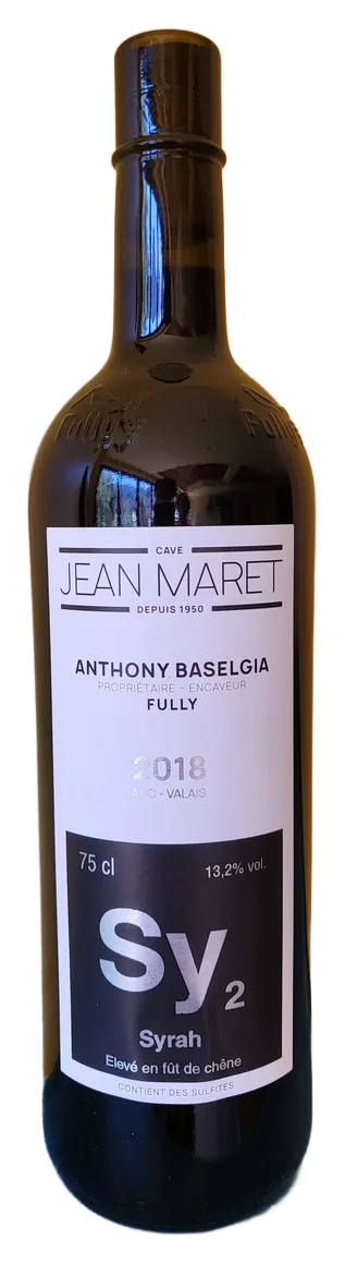 Syrah de Fully 75 cl ‘’élevé en fût de chêne’’ AOC Valais