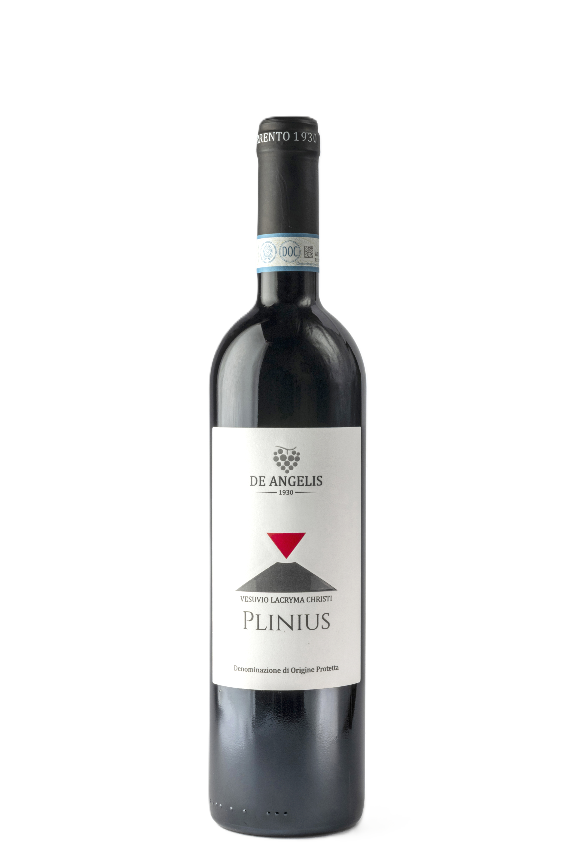 Plinius Vesuvio Lacryma Christi Rosso DOP De Angelis 1930