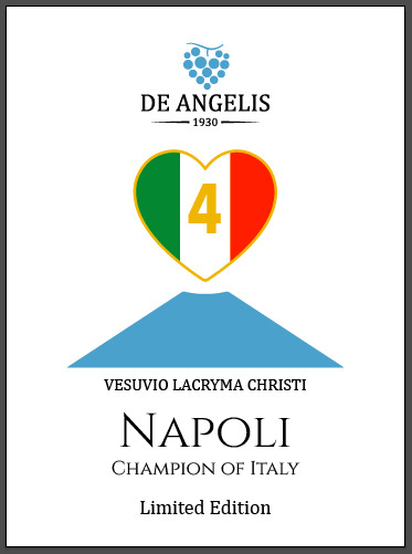 Vesuvio Lacryma Christi Bianco DOP De Angelis 1930 – EDIZIONE LIMITATA CAMPIONI D’ITALIA IN ANTEPRIMA