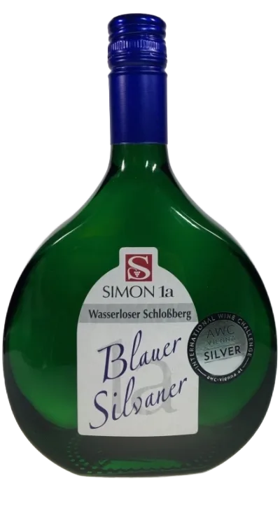 Wasserloser Schloßberg Blauer Silvaner Qualitätswein feinherb 0,75l