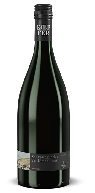 Spätburgunder im Liter feinherb
