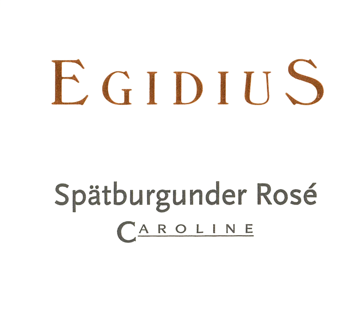 Spätburgunder Rosé CAROLINE