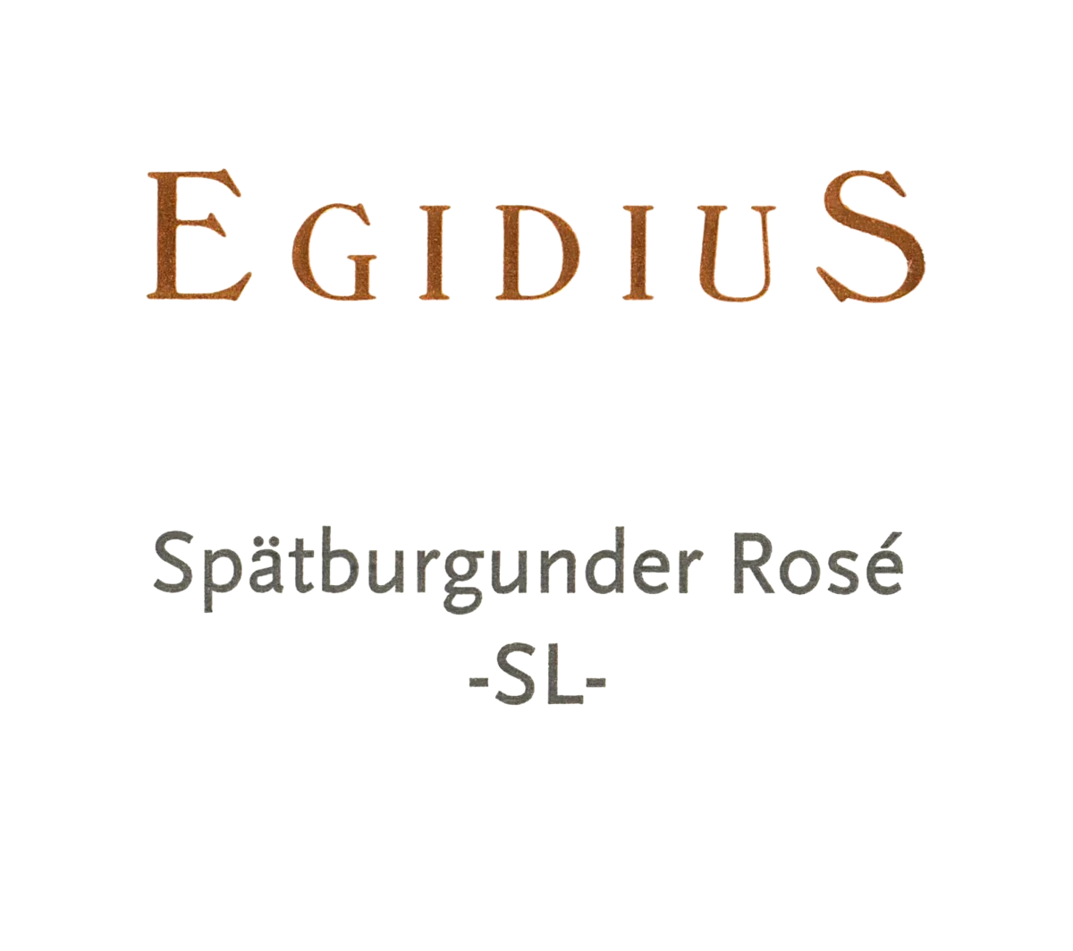 Spätburgunder Rosé -SL-