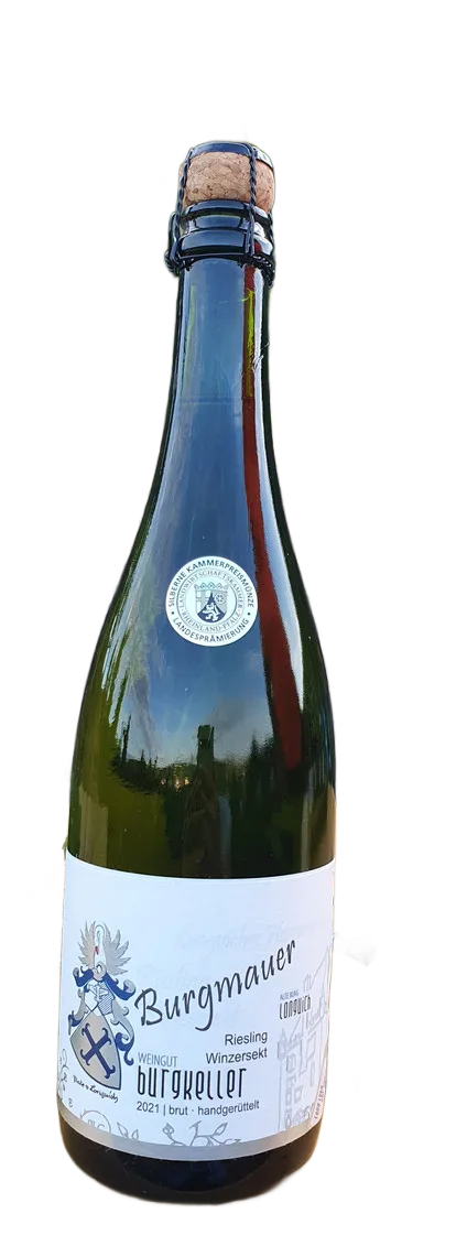 31 Winzersekt Riesling - Brut - Goldene Kammerpreismünze