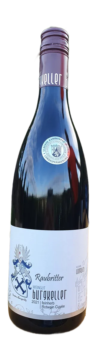 10 Raubritter Rotwein Cuvée feinherb - unser Klassiker