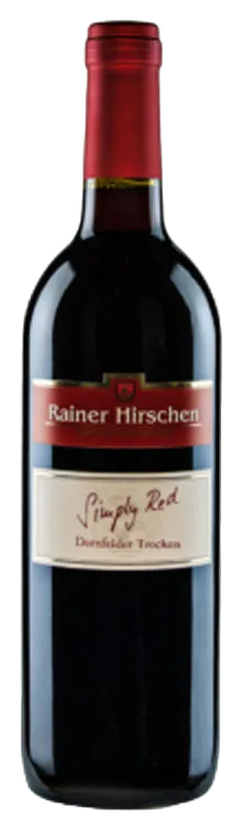 2023 er Simply Red Dornfelder Rotwein Feinherb