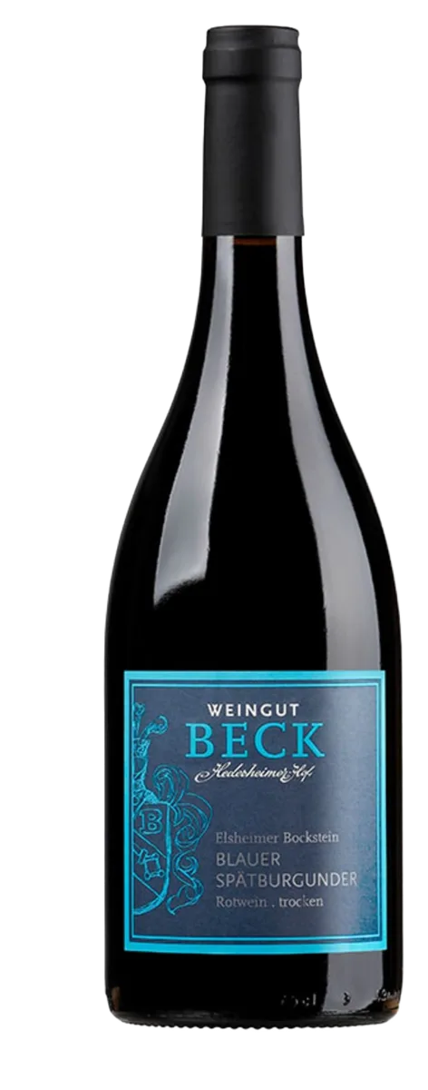 Blauer Spätburgunder Elsheimer Bockstein trocken 0,75 ltr.