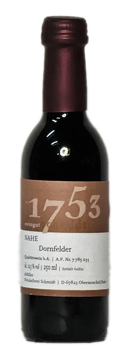 2016 Dornfelder trocken Portionsflasche