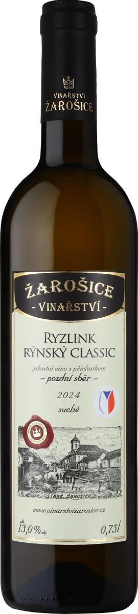 Ryzlink rýnský Classic, pozdní sběr, suché, 2024