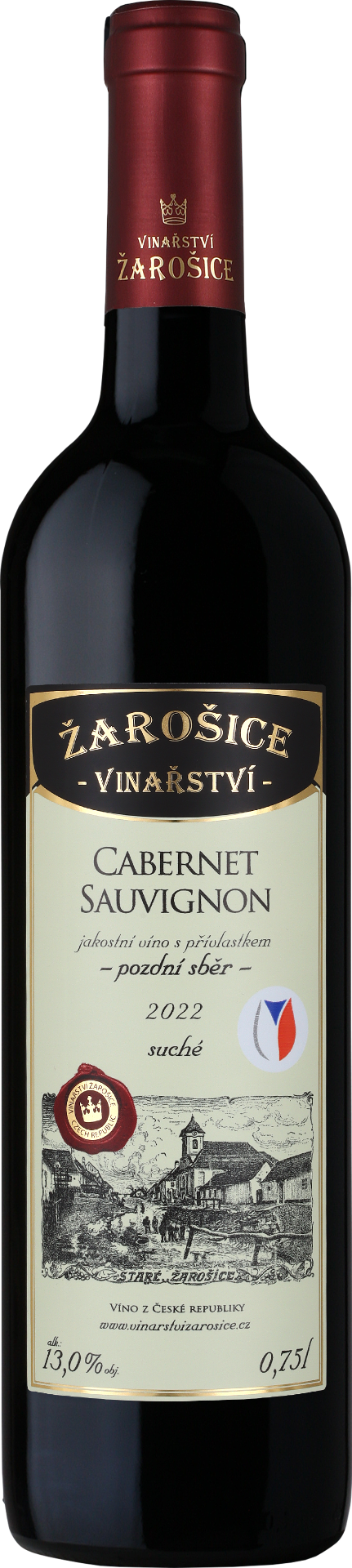 Cabernet sauvignon, pozdní sběr, suché, 2022
