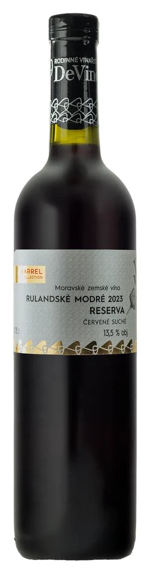 RULANDSKÉ MODRÉ RESERVA 2023 Červené suché 0,75l