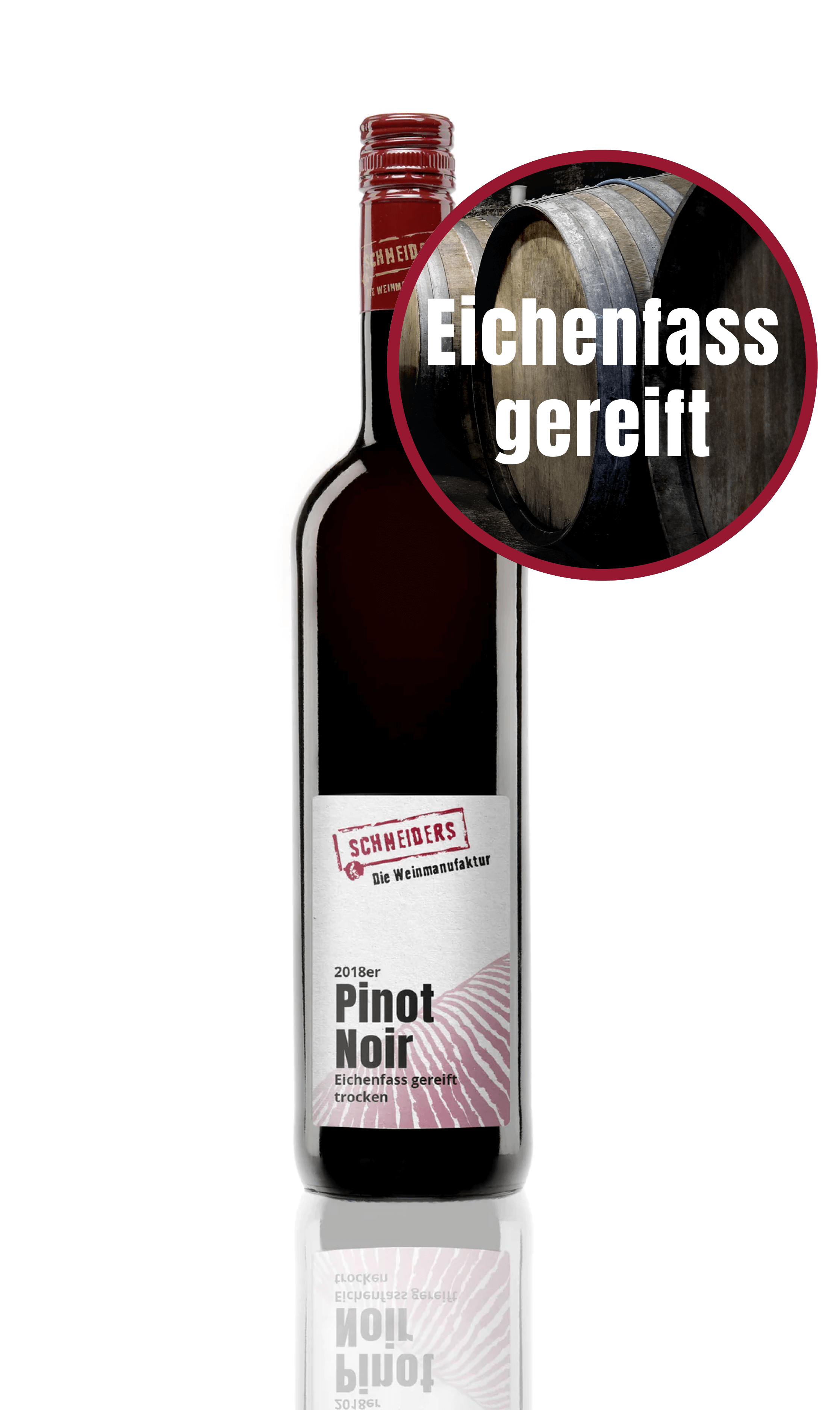 2022er Pinot Noir (Eichenfass gereift, trocken)