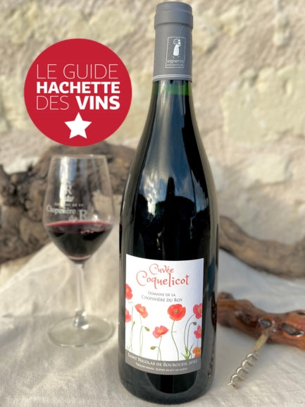 Cuvée Coquelicot 2024 - Vin Saint Nicolas de Bourgueil - Carton 6 Bouteilles