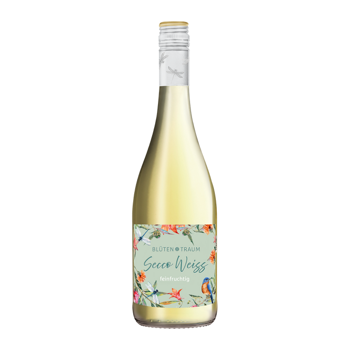 BLÜTENTRAUM Secco Weiss - Perlwein mit zugesetzter Kohlensäure weiss