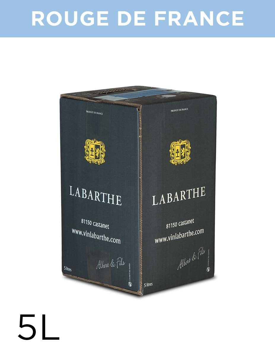 Vin rouge de France 11,5° 5L