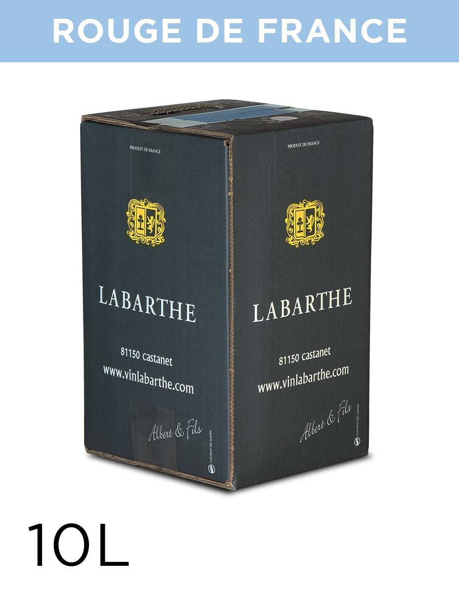Vin rouge de France 11,5° 10L