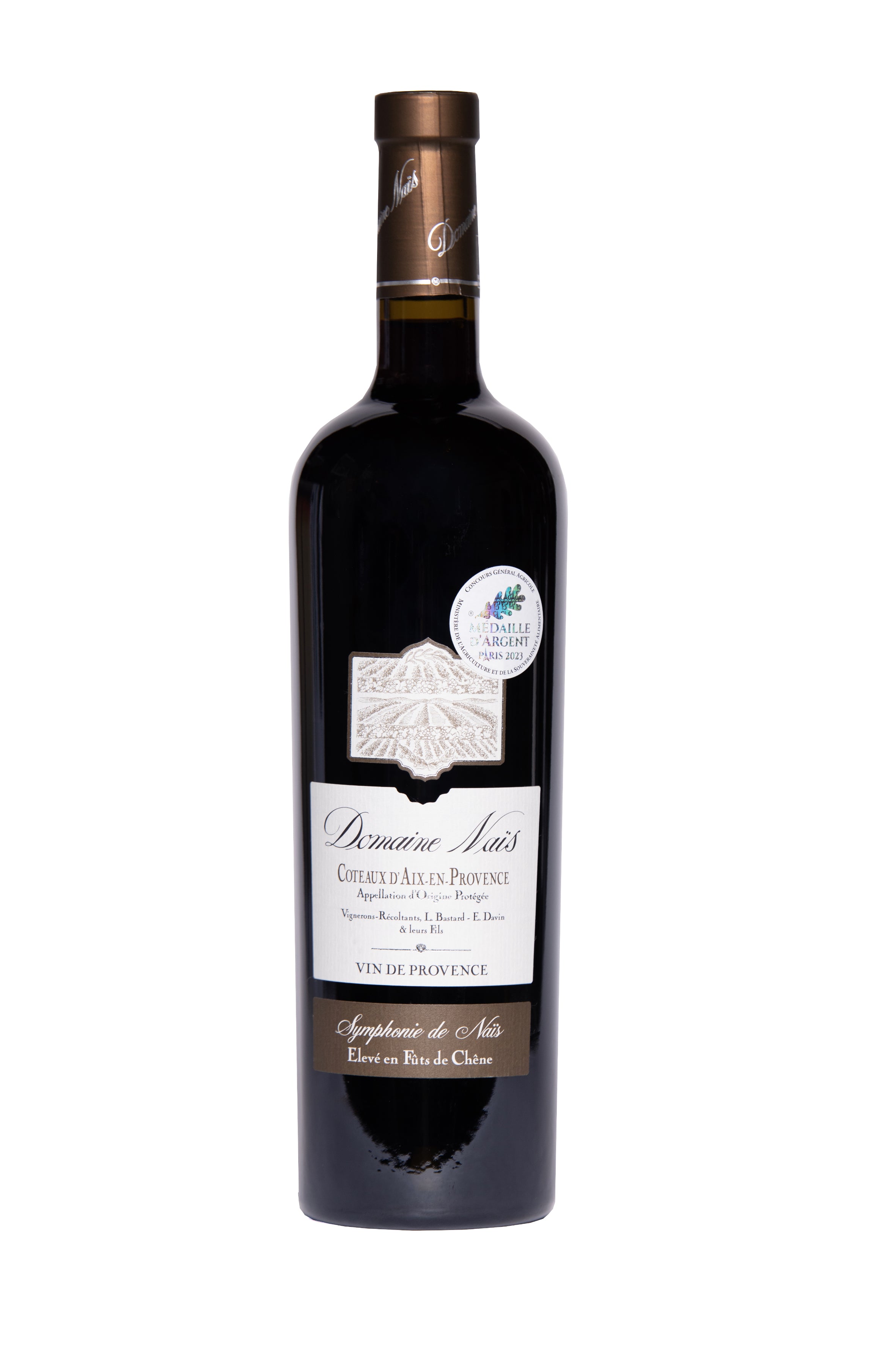 AOP Côteaux d'Aix en Provence Rouge Symphonie de Naïs 6 x 75cl