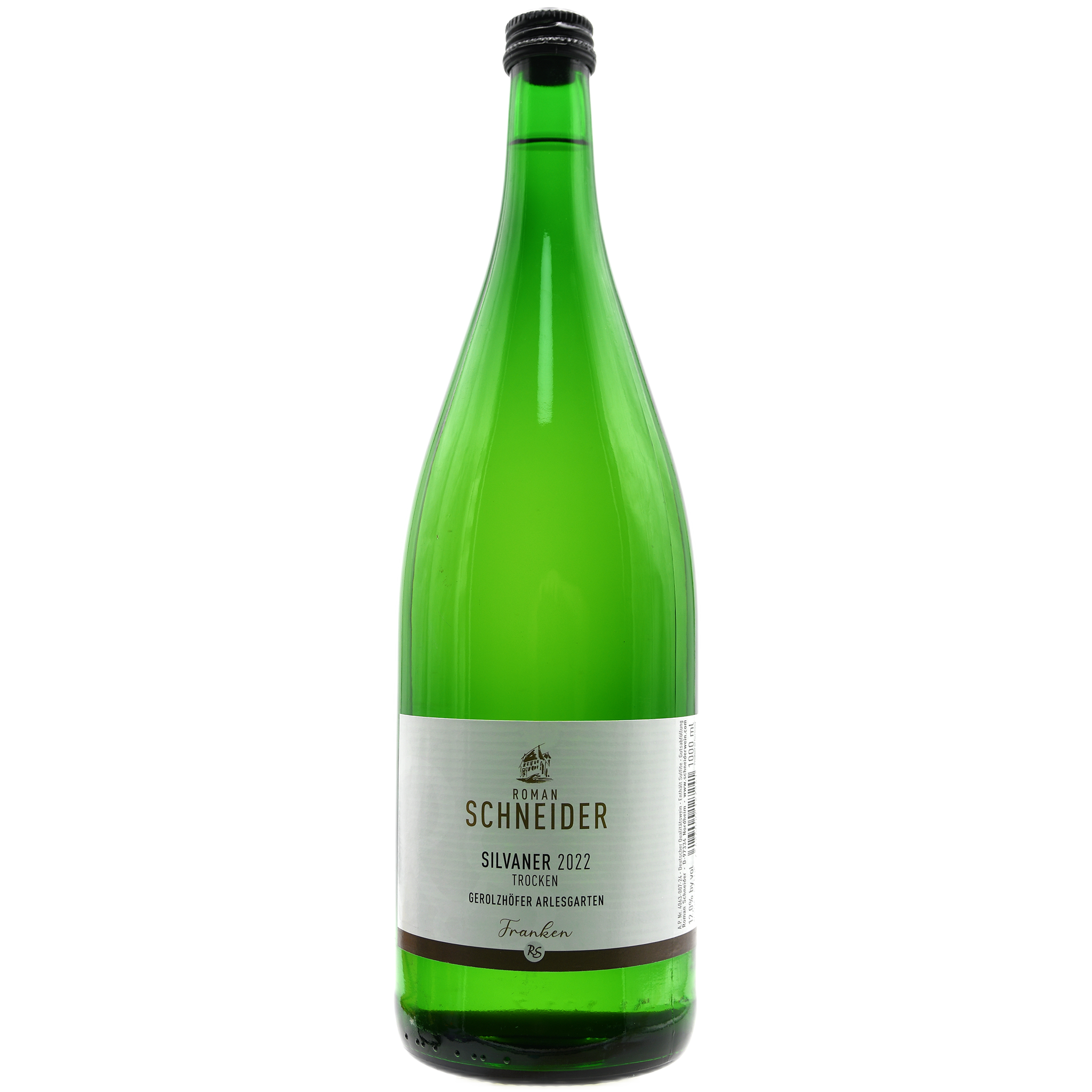 2025 Gerolzhöfer Arlesgarten SILVANER Qualitätswein -trocken- Literfl.