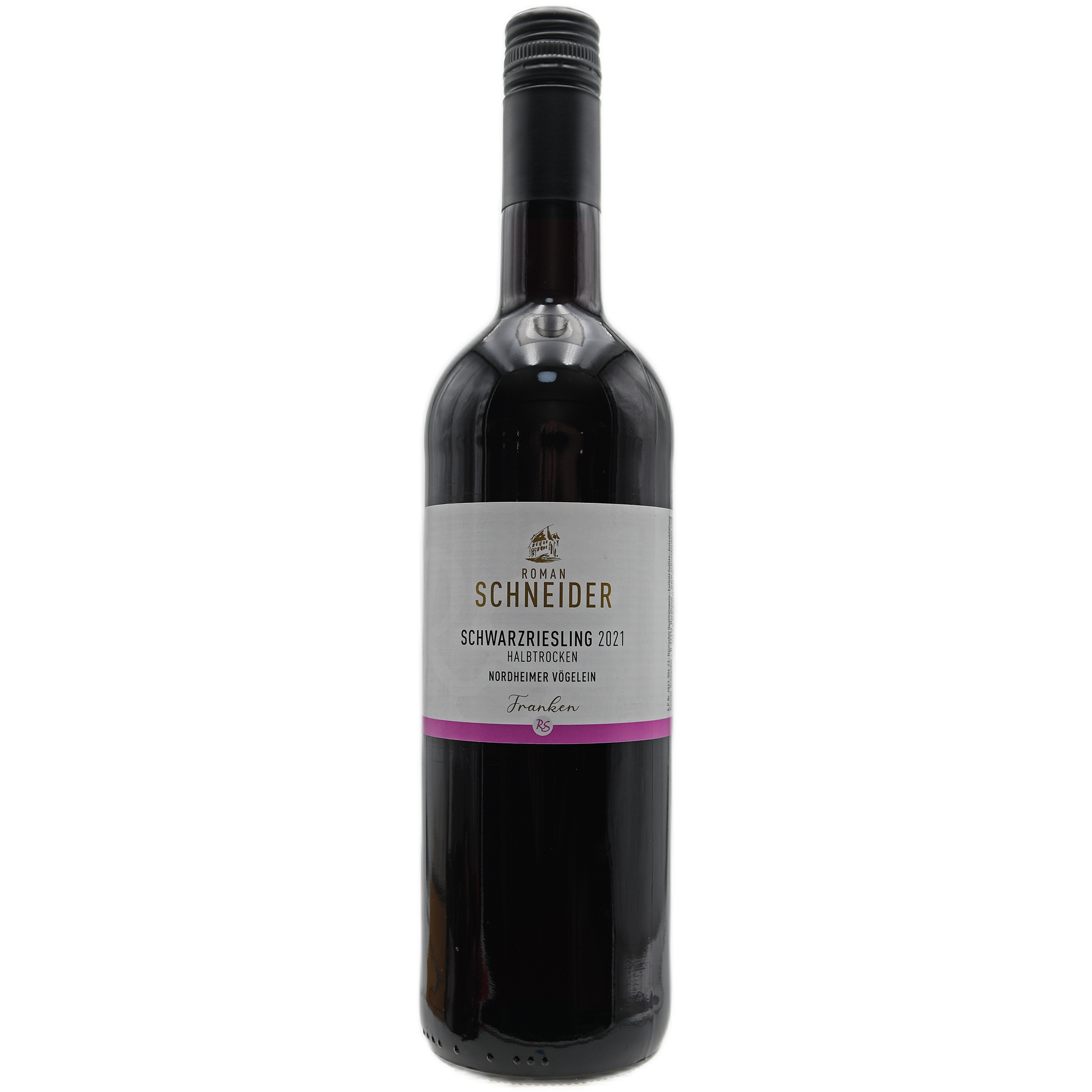 2022 Nordheimer Vögelein SCHWARZRIESLING Qualitätswein -halbtrocken- 0,75 Fl. BX