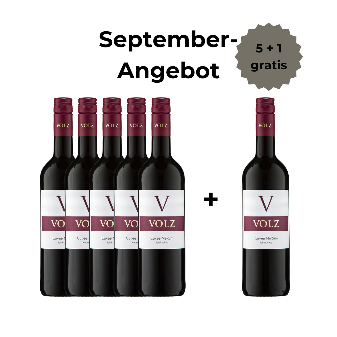 Cuvée Nexum - feinfruchtig - 5 + 1 Angebot