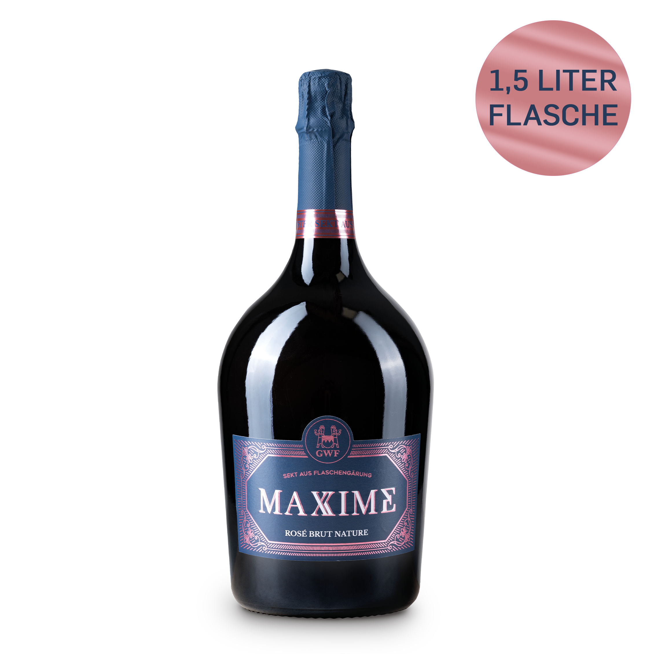MAXIME - Rosé - Deutscher Sekt b.A. - brut nature - 1,5L