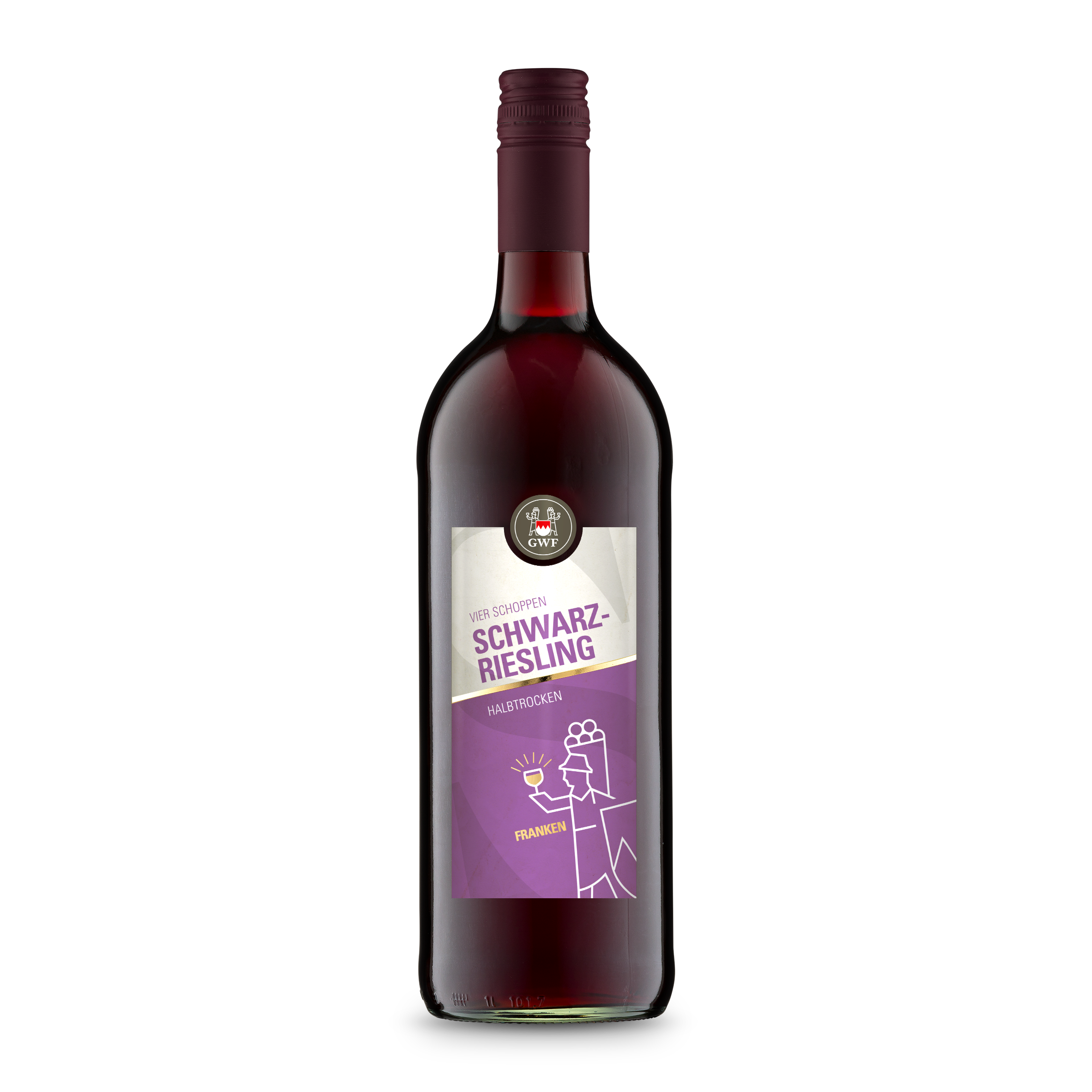 VIER SCHOPPEN - Schwarzriesling - Qualitätswein - halbtrocken