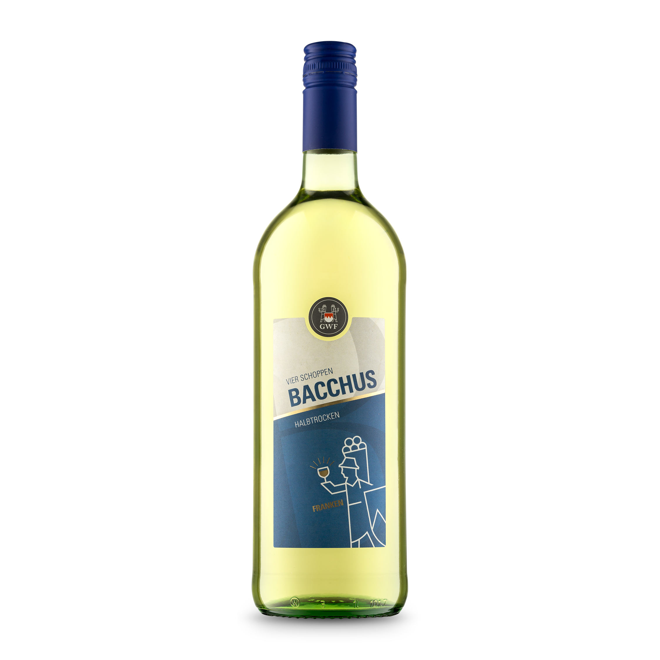 VIER SCHOPPEN - Bacchus - Qualitätswein - halbtrocken