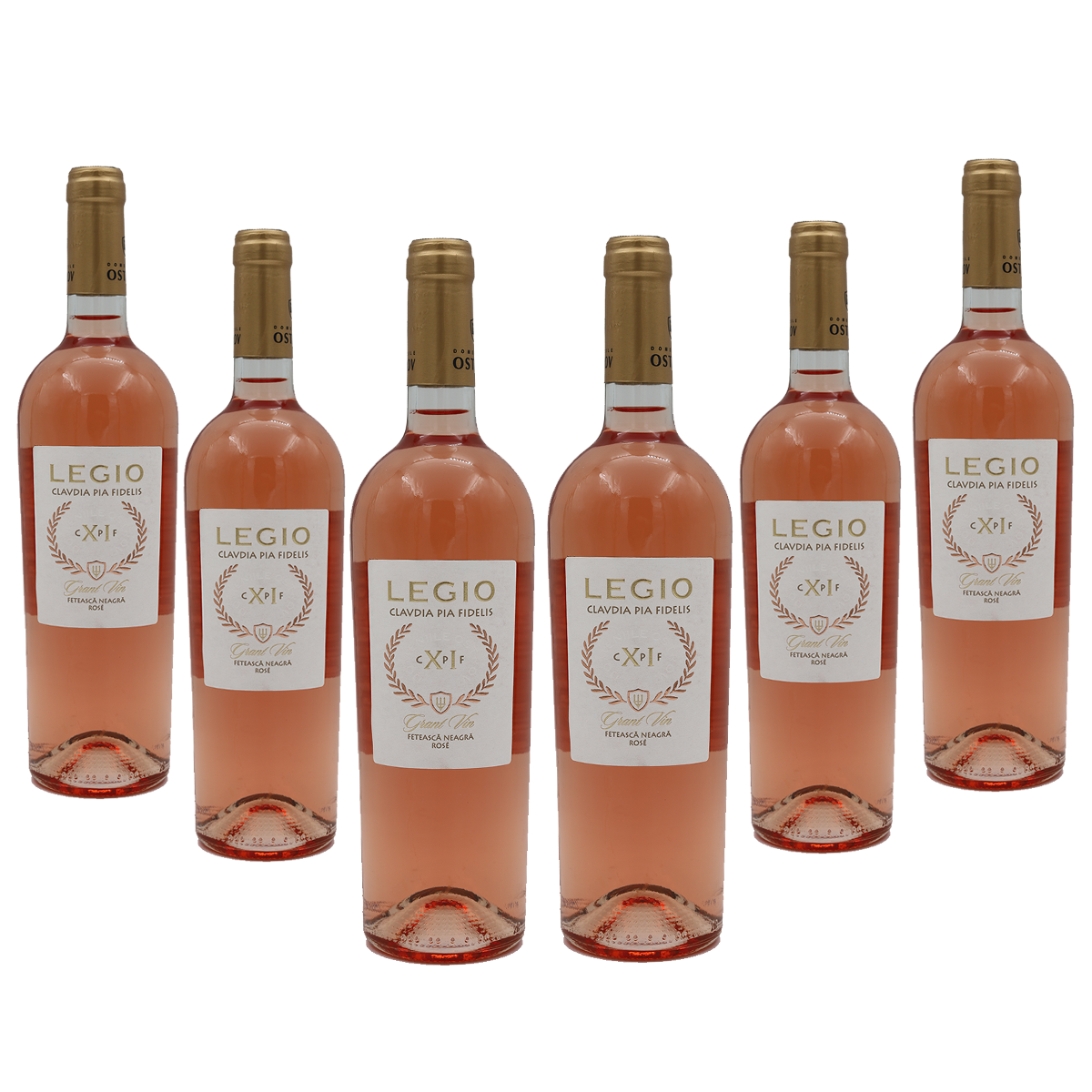 Legio, Feteasca Neagră Rosé, bax 6 sticle-0.75, sec, roze