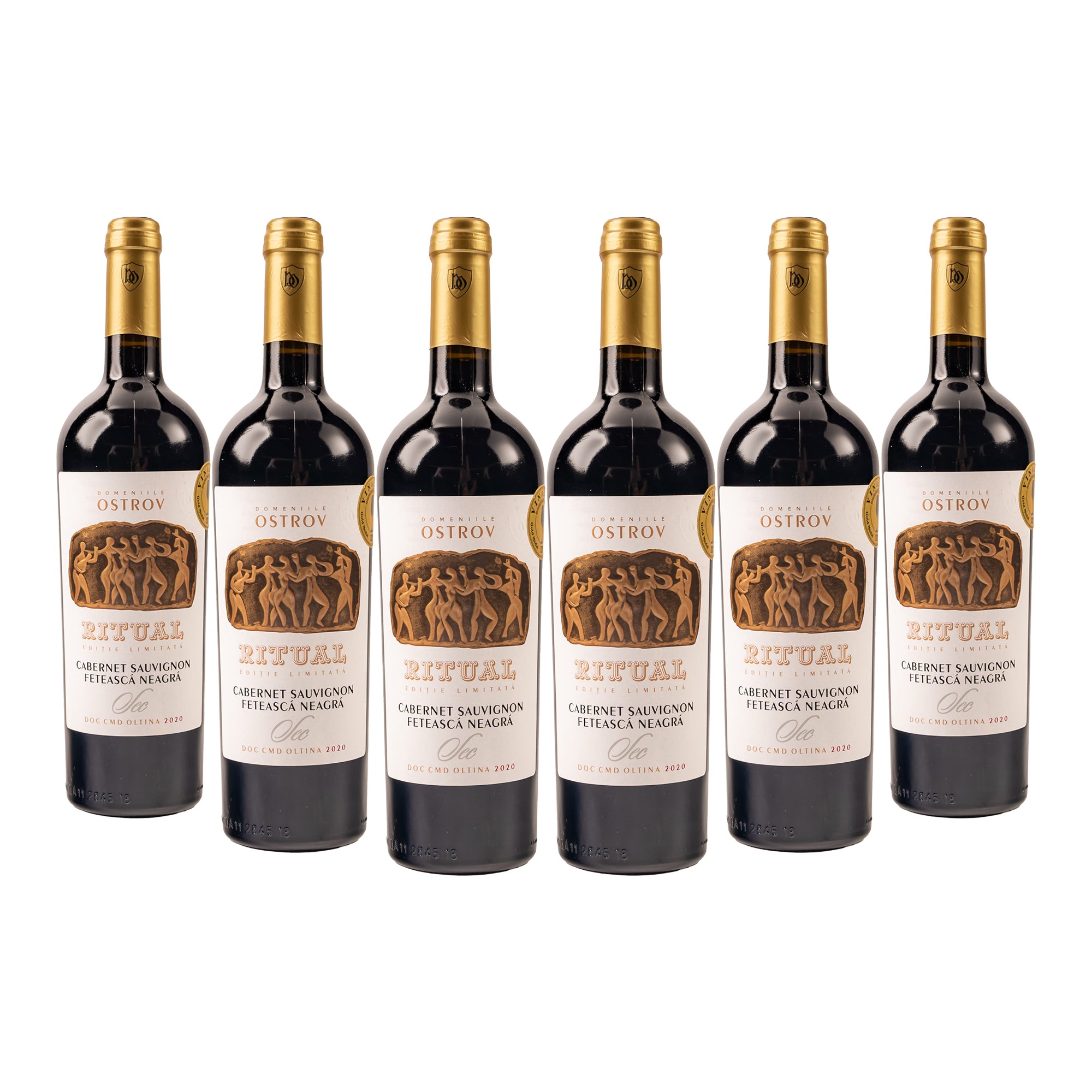 Ritual, Ediție Limitată, Cabernet Sauvignon&Feteasca Neagră, bax 6 sticle-0.75l, sec, roșu
