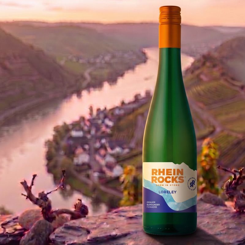 RHEIN ROCKS - Born in Stone * Grauer Burgunder feinherb