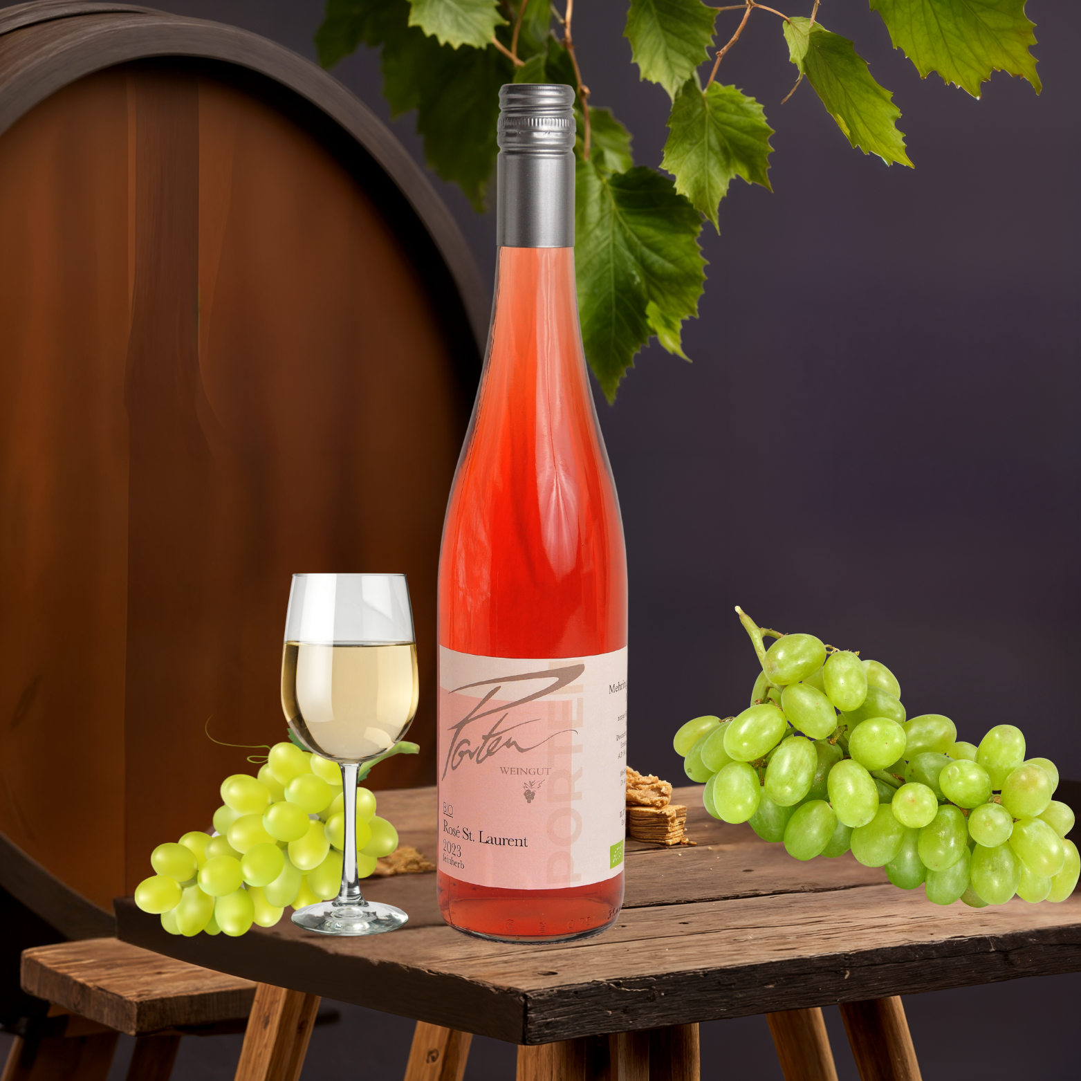 2023 Bio St. Laurent Rosé, feinherb