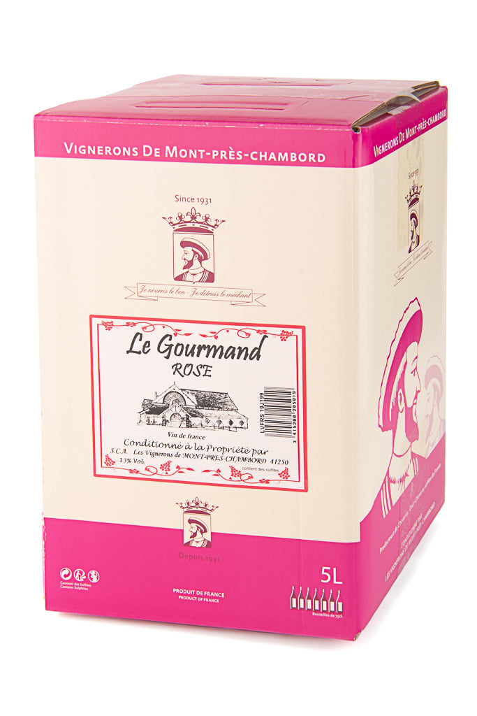 BIB : Le Gourmand Rosé - 5L (VSIG)