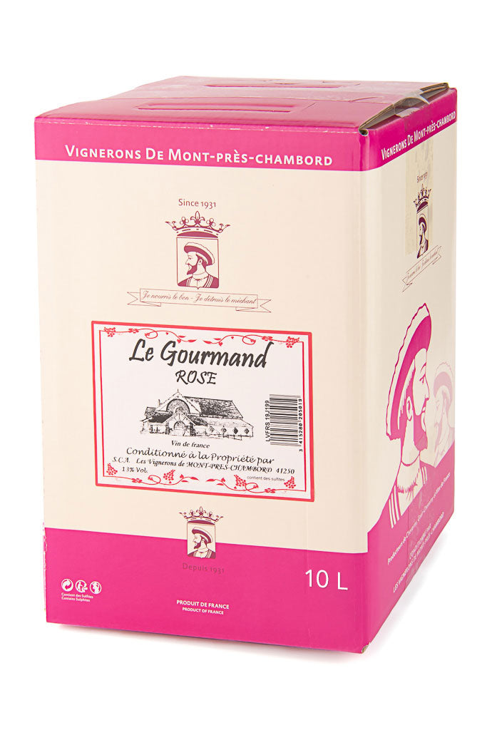 BIB : Le Gourmand Rosé - 10L (VSIG)