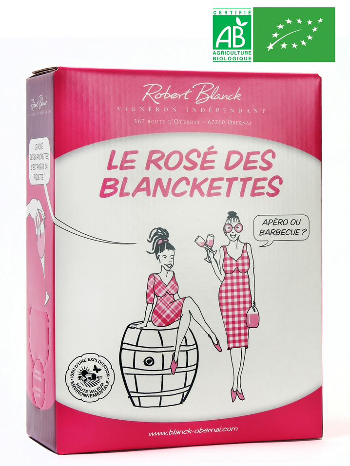 Le rosé des Blanckettes, vin de France