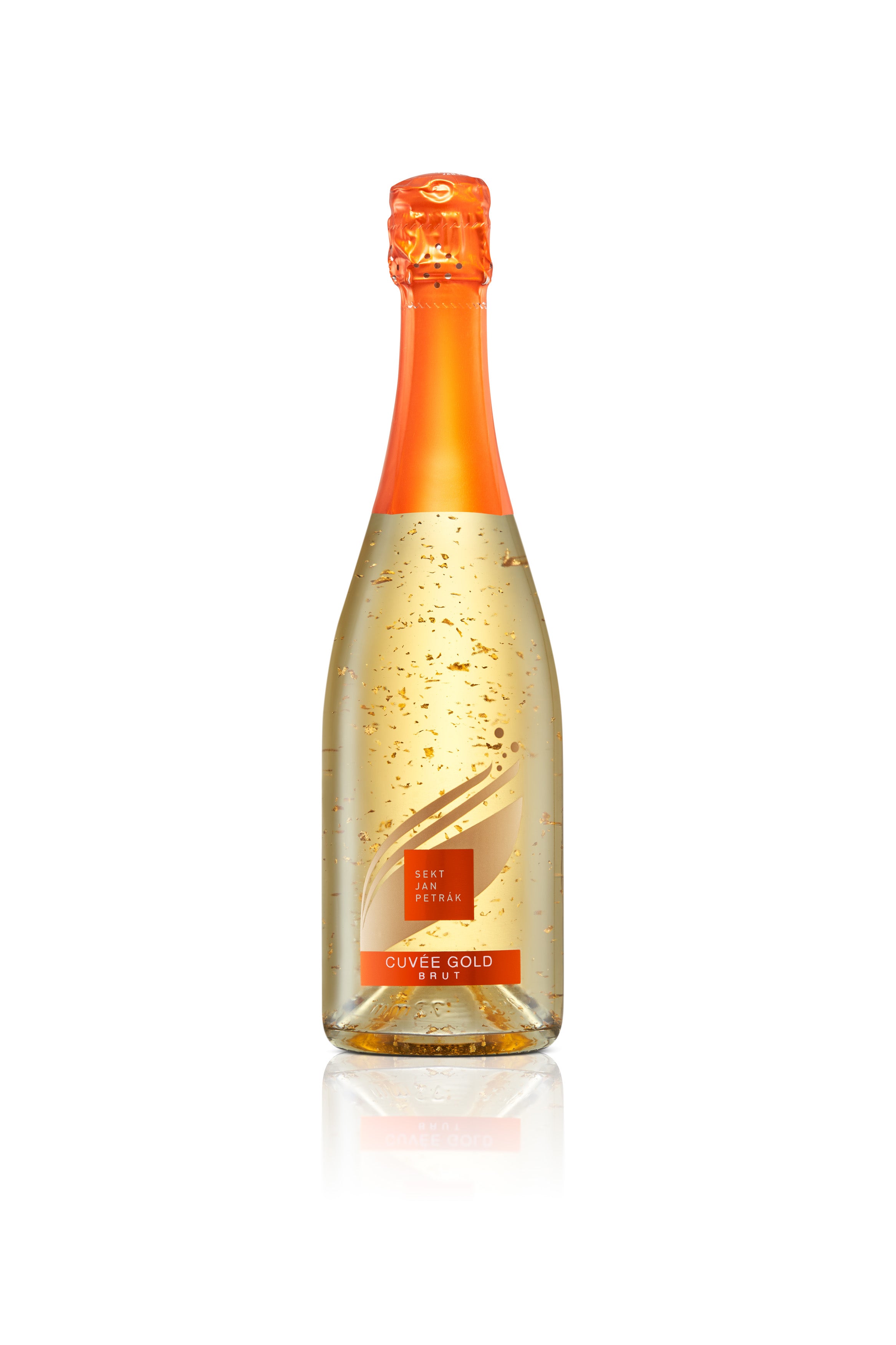 Sparkling Gold se šupinkami pravého zlata - brut