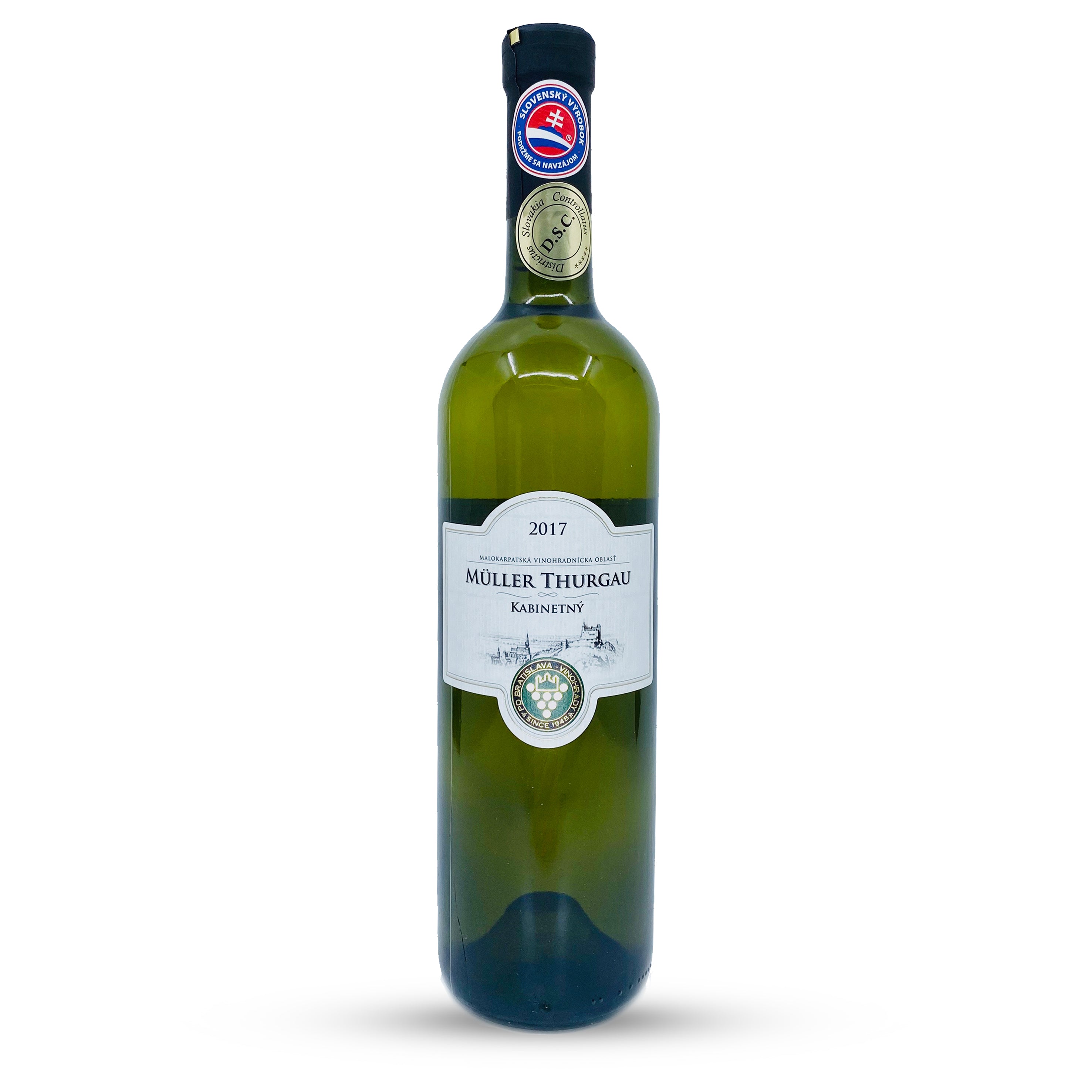Muller Thurgau 2017 - kabinetný, suché