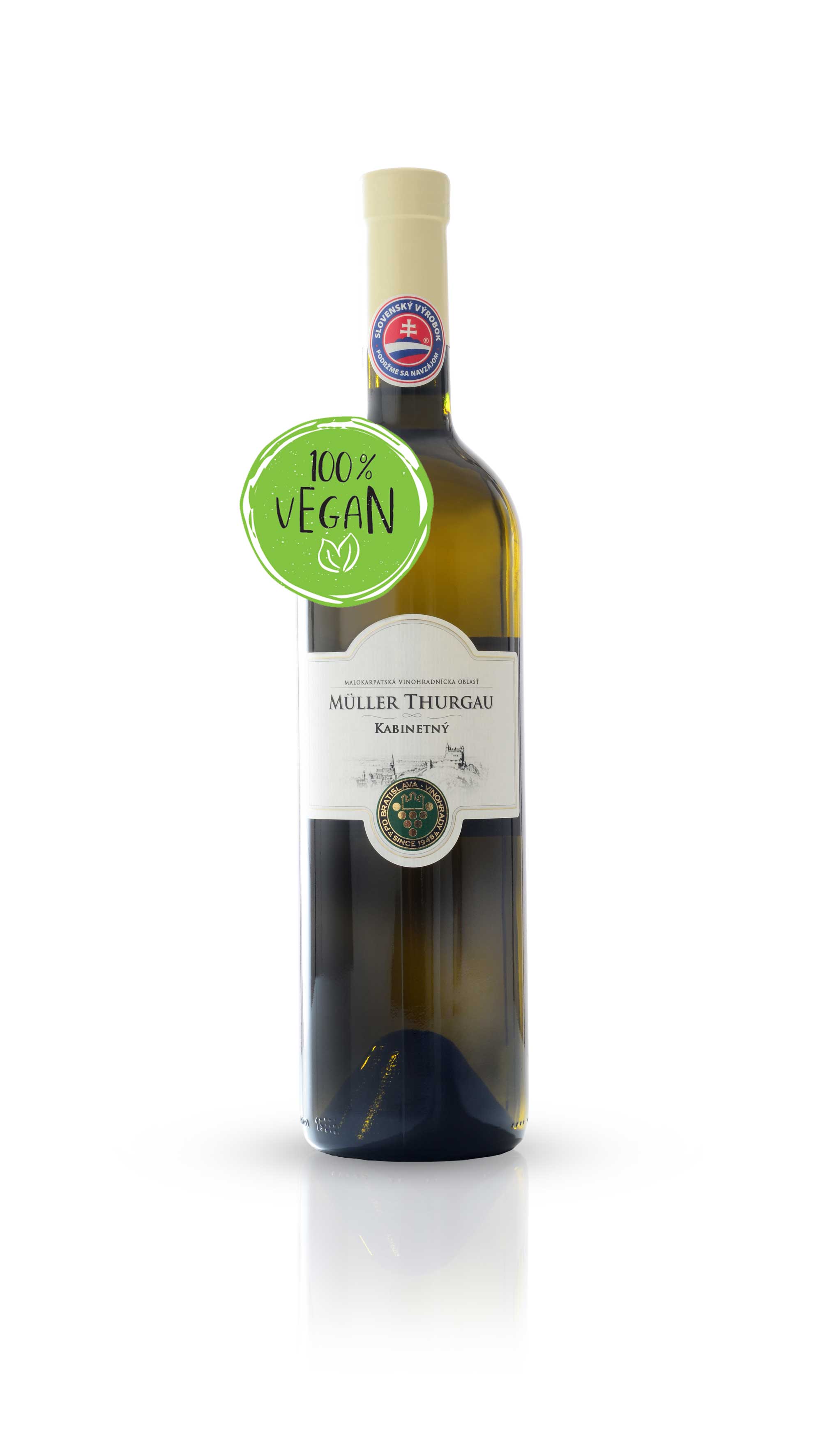 Muller Thurgau 2017 - kabinetný, vegan, suché
