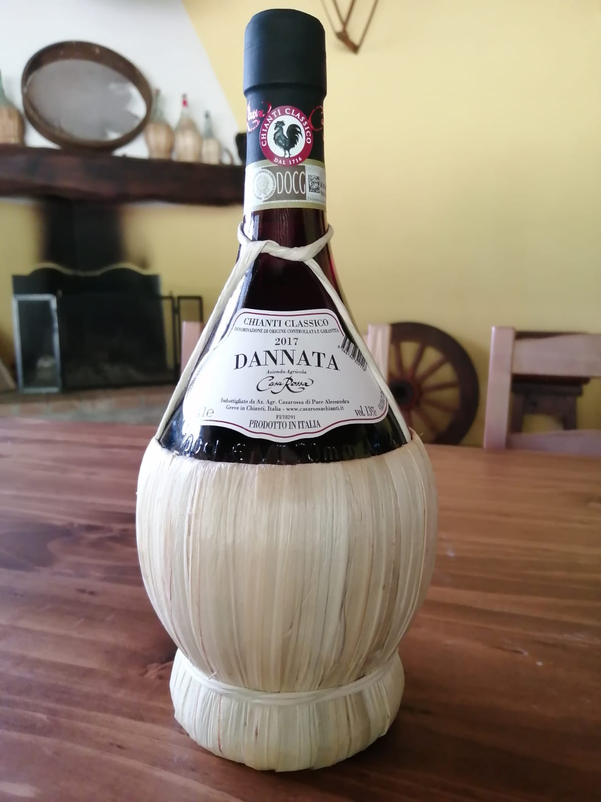 Chianti Classico DOCG "Dannata" in Fiasco Tradizionale