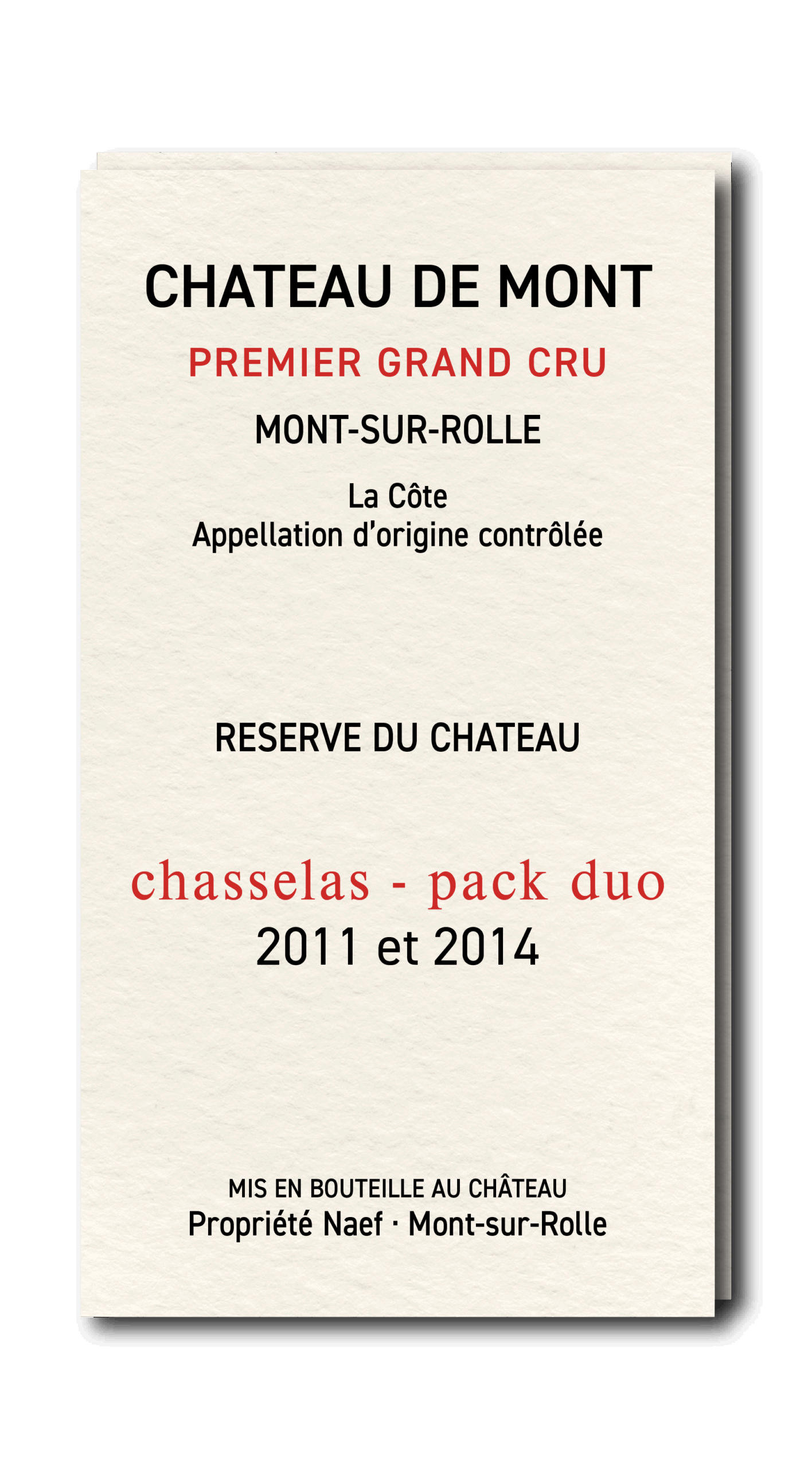 Chasselas – 1er Grand Cru – Pack duo